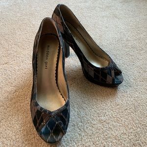 Size 7.5 Madden Girl Peep-toe Heels